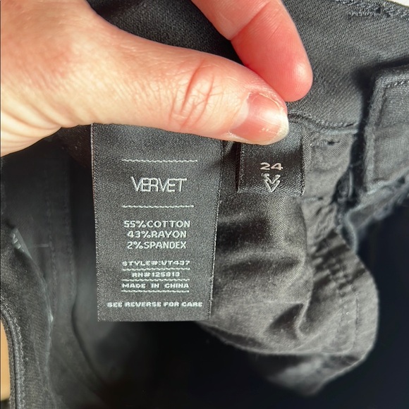 VERVET BY FLYING MONKEY Black Skinny Jeans High-Rise Stretch - Picture 5 of 8